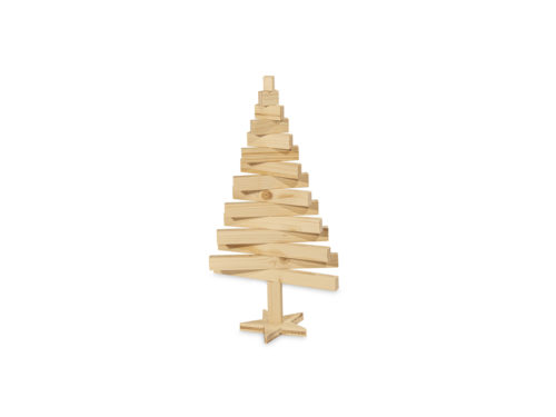 Sapin 3d en bois pied en étoile