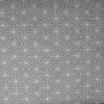 Toile cirée "Geometric Stars" (gris​-​blanc)