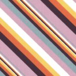Plumier_toile cirée_Multi Stripe-Brown_aubergine-multicolore