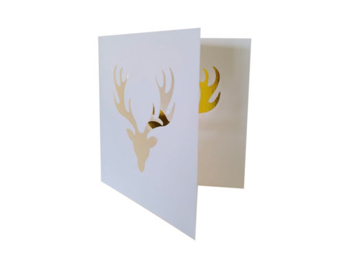 Carte – Noël - Cerf
