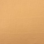 Double gaze de coton_Mousseline Basic_ocre