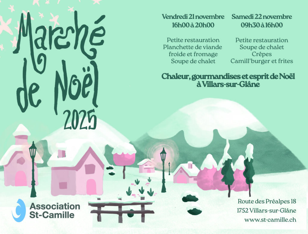 Marché de Noël 2025 Association St-Camille