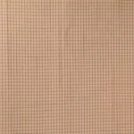 Seersucker coton bio_Carreaux grille_camel-brun foncé