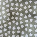 Motif blanc fond gris-vert