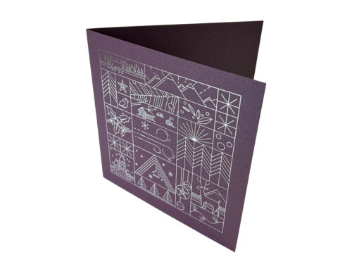Carte damier doré