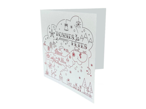 Carte rêveries hivernales